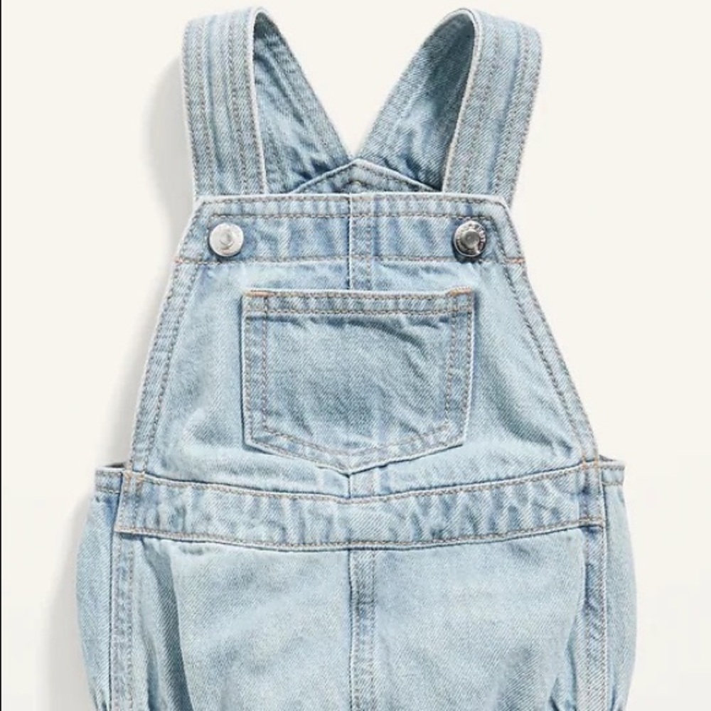 Old Navy Baby Bubble Denim Overalls